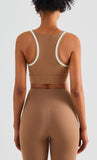 workout tops with built in bra