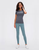 LU O neck light weight running T-shirt yoga top