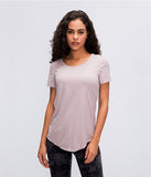 High elastic quick dry women's fitness T-shirt
