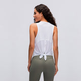 O-Neck Breathable Lightweight Sports Yoga Vest Wear Women's Tank Tops