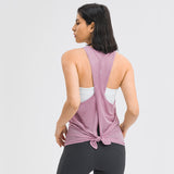 Sports Sleeveless Jogger Yoga Top Women Gym Vest Casual Tank Top