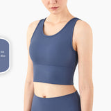 Hot Push Up Cropped Workout Top Sports Bra Vest