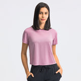 Light weight crop top quick dry running T shirt