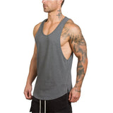 Men's Workout Gym Tank Top Y-Back Sleeveless Bodybuilding Muscle T Shirts(3 Pack,Random Color)
