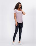 High elastic quick dry women's fitness T-shirt