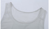 Lady's workout t-shirt casual yoga tank top