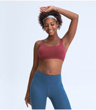 Straps cross back sexy yoga vest top bra for fitness wear