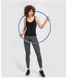 Women's tight Training V-neck Soft Crop Tank Top Women