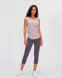 O-Neck Breathable Lightweight Sports Yoga Vest Wear Women's Tank Tops