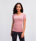 LU O neck light weight running T-shirt yoga top