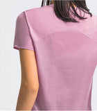 Light weight crop top quick dry running T shirt