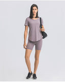 Light weight quick dry fit short sleeve T-shirt