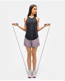 Fitness Dry breathable women's running tank top sports top