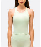 Yoga Tops Women Sexy Gym Vest tight Sleeveless Running shirt Quick Dry Tank Top