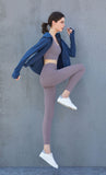 Women's hooded sun-proof fitness clothes Silky cool quick dry coat