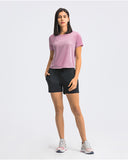 Light weight crop top quick dry running T shirt