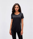 High elastic quick dry women's fitness T-shirt