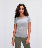 LU O neck light weight running T-shirt yoga top