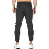 Mens Running Joggers Pants Athletic Tapered Workout Sweatpants with Zipper Pockets