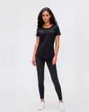 High elastic quick dry women's fitness T-shirt