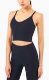V neck beauty back yoga bra