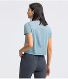Light weight crop top quick dry running T shirt