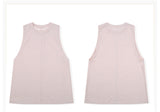 Breathable see through  Loose Fitness Yoga Blank Long Cami Tank Top for Women Gym