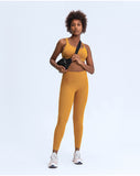 Straps cross back sexy yoga vest top bra for fitness wear