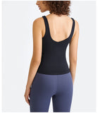 Women's Fashion Bodycon Tight Thin  Crop Tank Ribbed Tank Tops