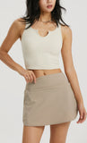 cropped tank bra