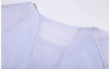 Women's back open loose fit yoga wear top T shirt