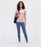 LU O neck light weight running T-shirt yoga top