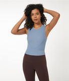 Women's Fashion lightweight Workout yoga tank top T-shirt