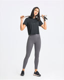 Light weight crop top quick dry running T shirt