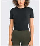 Women's yoga wear top short T shirt