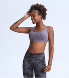 Straps cross back sexy yoga vest top bra for fitness wear