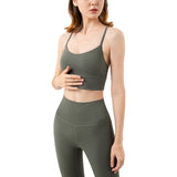 Sexy Fitness Running Shirts Yoga Tank Tops Padded Bra