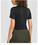 Women's yoga wear top short T shirt
