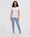 LU O neck light weight running T-shirt yoga top
