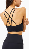 High impact LU fitness bra cross back sports bra