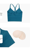 V neck beauty back yoga bra