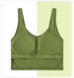 Sexy yoga moisture absorption sweat  elastic tight yoga vest tank tops