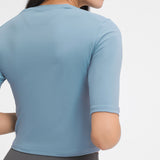 Women's Middle sleeve tight light weight T- shirt