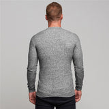 Men's Words Print Outdoor Long  Sleeve T-Shirt
