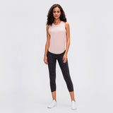 O-Neck Breathable Lightweight Sports Yoga Vest Wear Women's Tank Tops