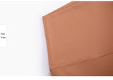brown yoga pants