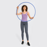 Women's tight Training V-neck Soft Crop Tank Top Women