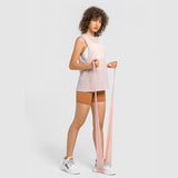 Breathable see through  Loose Fitness Yoga Blank Long Cami Tank Top for Women Gym