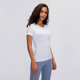 LU O neck light weight running T-shirt yoga top
