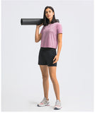 Light weight crop top quick dry running T shirt